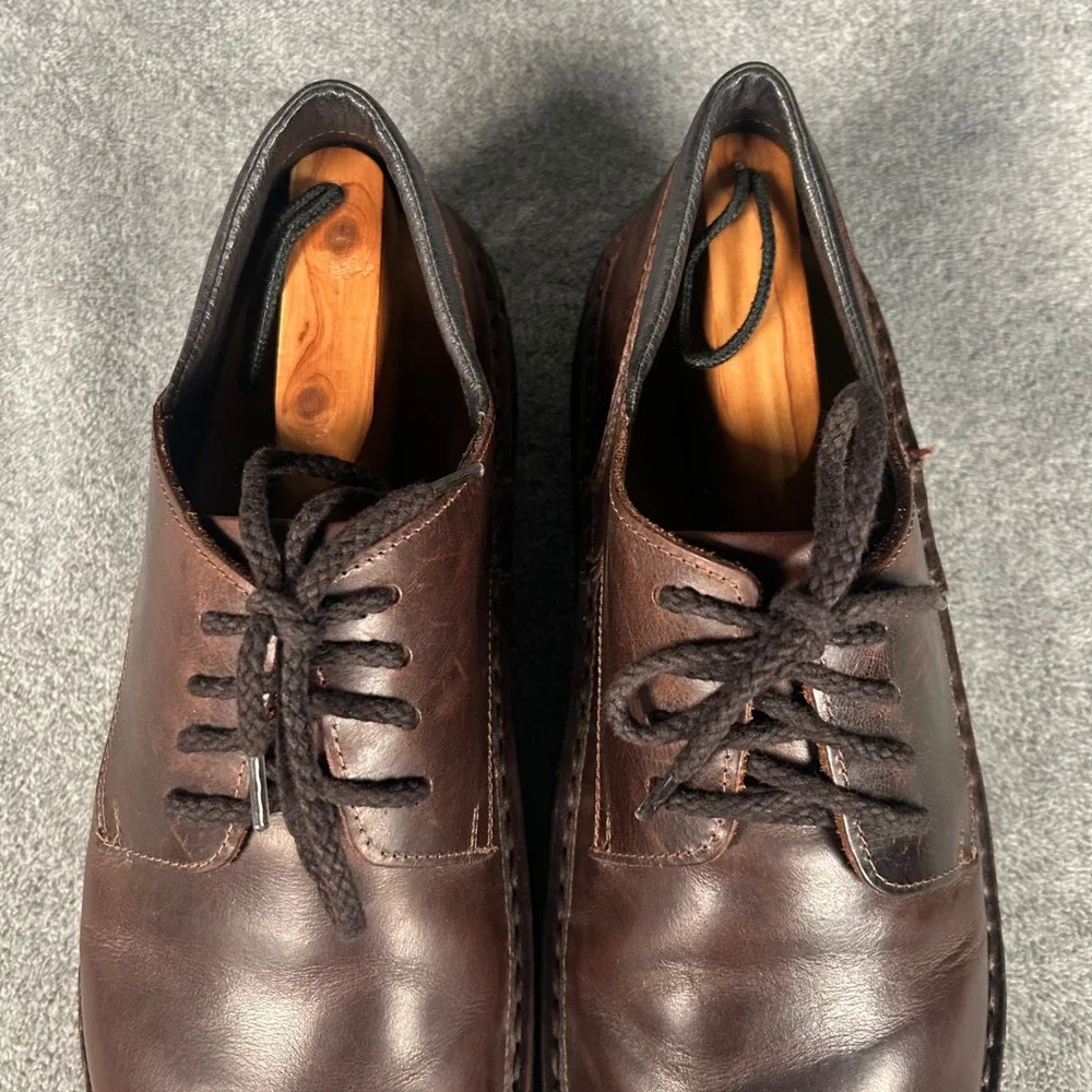 Naot  Derby Oxford Shoes Brown Leather Comfort Lace Up Mens US 12 EU 45